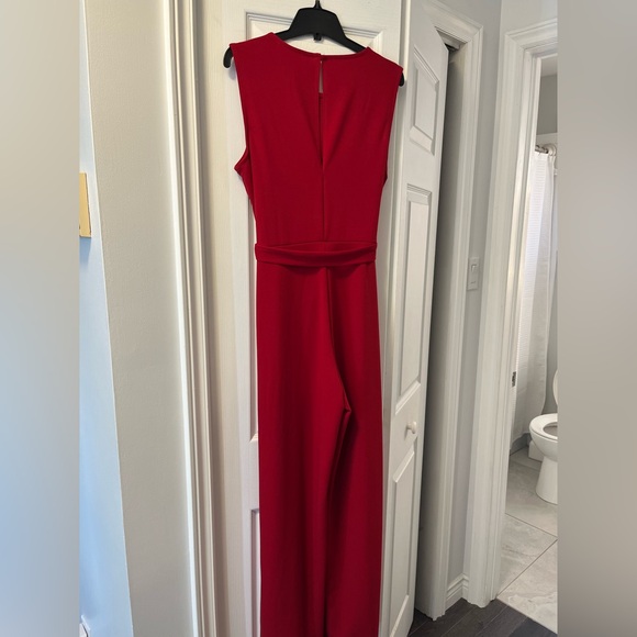 Red sleeveless pantsuit, new with tags. - Picture 2 of 3